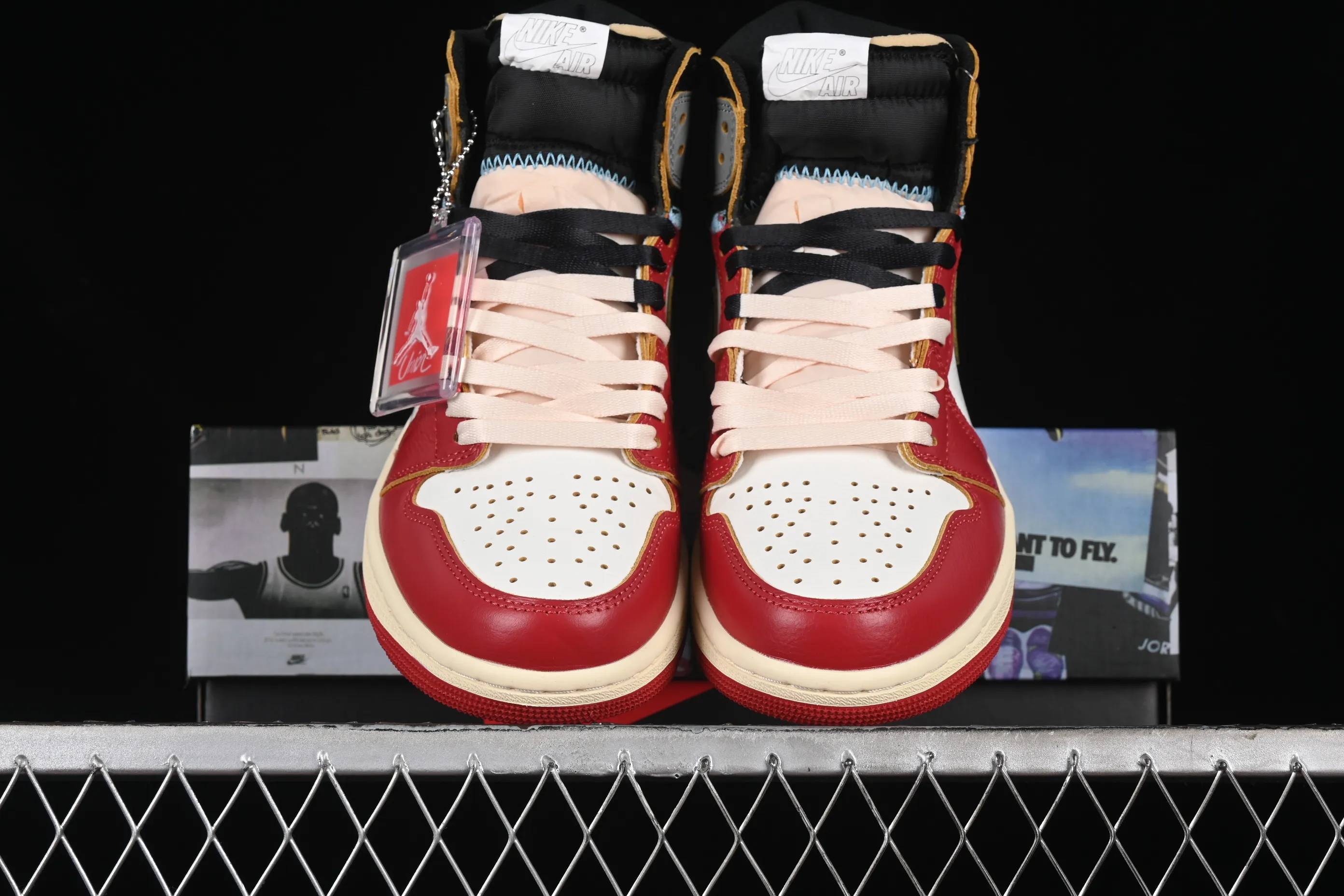 All categories Air Jordan Jordan series basketball shoes Air Jordan 1 High Union x Air Jordan 1 Retro High AJ1 Joe 1 Shadow Chicago high-top basketball shoes HV8563-600